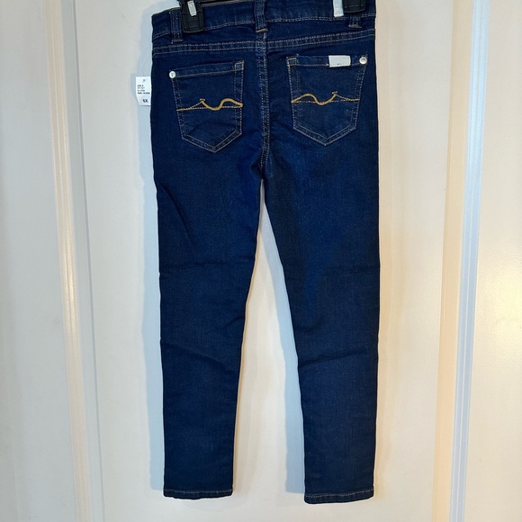 NEW 7 For All Mankind Dark Wash Stretch Skinny Jeans, size 6X - Picture 6 of 9